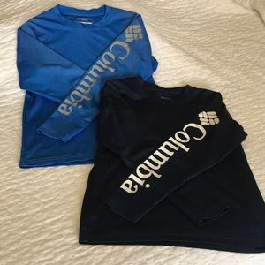 Boys Columbia Terminal Tackle sun shirts